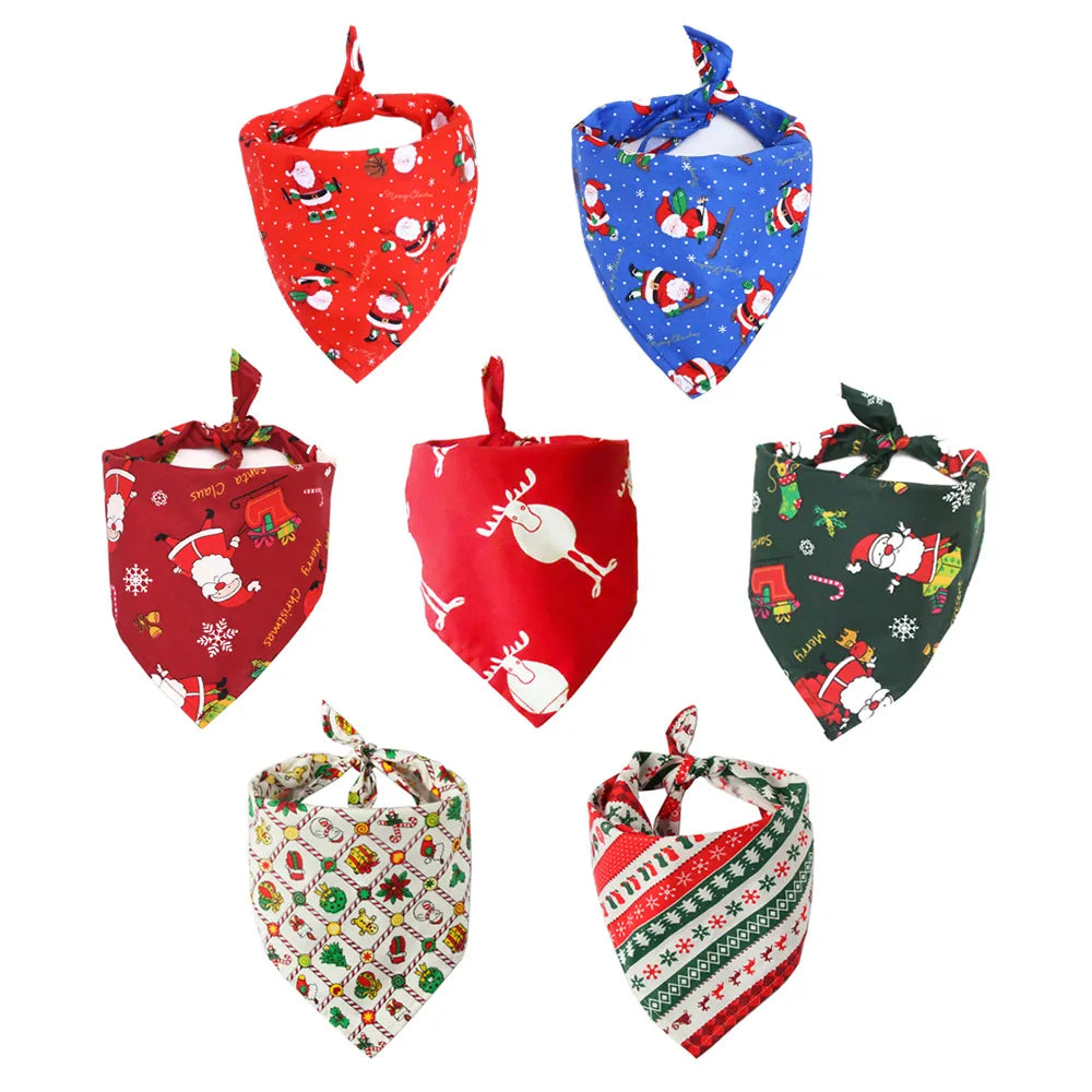 Christmas pet bandanas 3-pack
