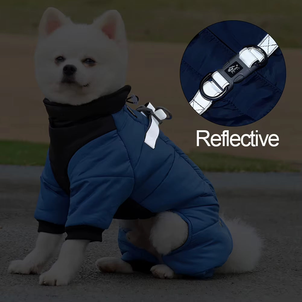 WeatherPaws Pro Coat – Waterproof Winter Warmth with Built-In D-Ring for Small & Medium Dogs